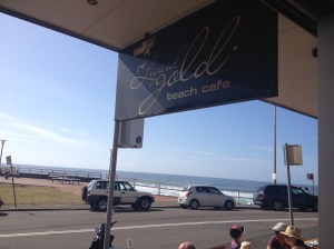 The view from where my friend Sabrina from Switzerland and I chatted it up.